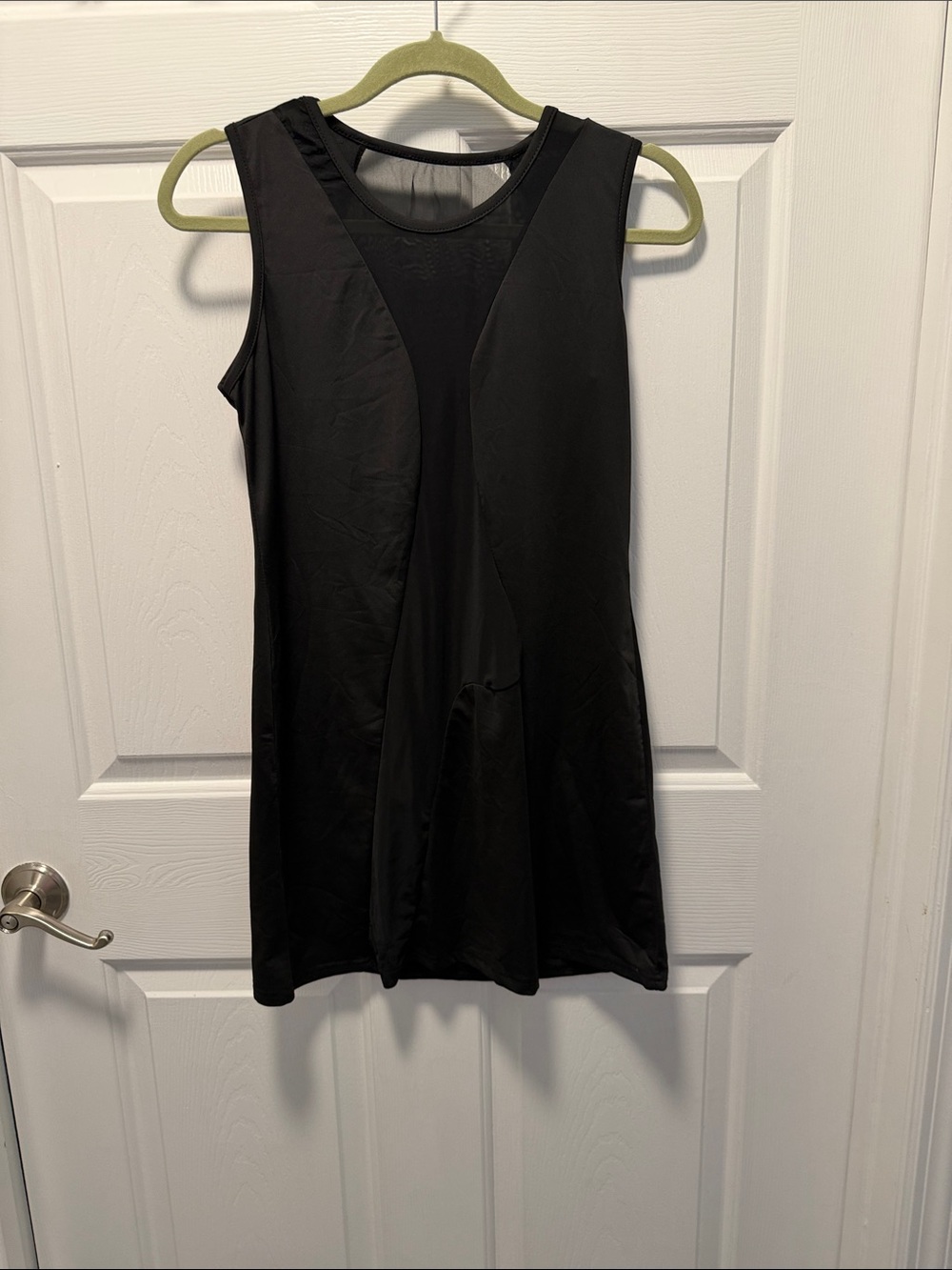 Source Unknown Black Sleeveless Mini Dress